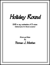 Holiday Round SAB choral sheet music cover